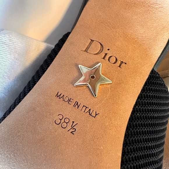 Jadior Dior slingback heels like new never worn with original box size 38.5 - Picture 7 of 10